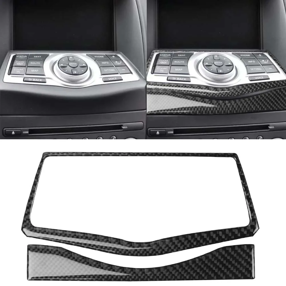 

Набор наклеек на обложку рамы GPS навигатора из углеродного волокна для 370Z Z34 2009 +