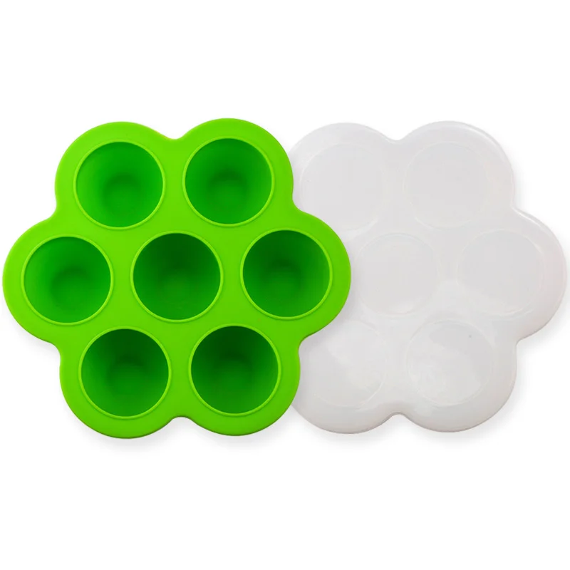 

Silicone Baby Food Container Breast Milk Storage Box Reusable Freezer Tray Crisper Multifunction Egg Bites Molds Safety