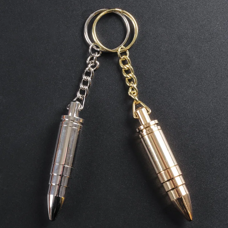 

Stainless steel Bullet cone cigar punch cutter with Key chain portable metal cigar Puncher travel smoking accessory Cigar Drill