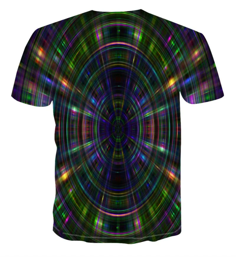 

2021 fashion hot sale new psychedelic t-shirt men t-shirt 3D printed vertigo t-shirt short sleeve casual summer top s-6xl