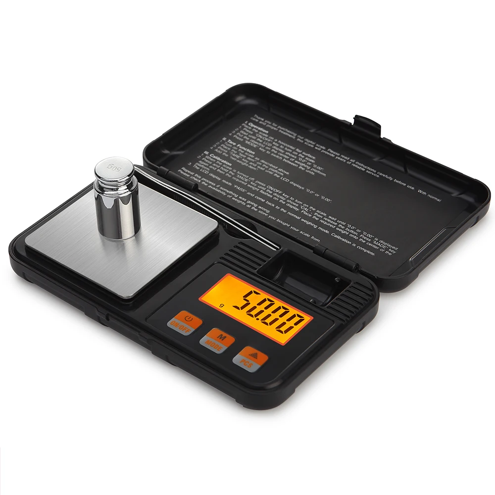 

High Precision Professional Digital Milligram Scale Portable Jewelry Scale Mini Baking Scale with Tool Box Carat Scale