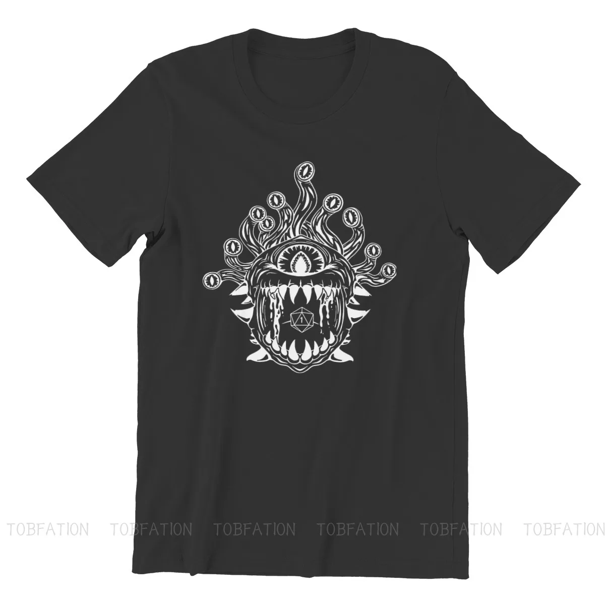 Игра DnD Мужская футболка Остерегайтесь глаз Beholder отличительная оригинальная