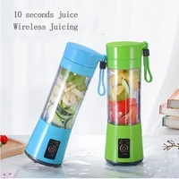 6 blades portable mixer usb electric fruit juicer handheld smoothie maker blender stirring rechargeable food processor juice cup