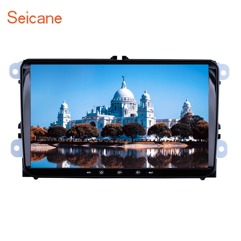 Seicane 2Din 9 &quotAndroid8.1 автомобильный стерео мультимедийный плеер для VW универсальный