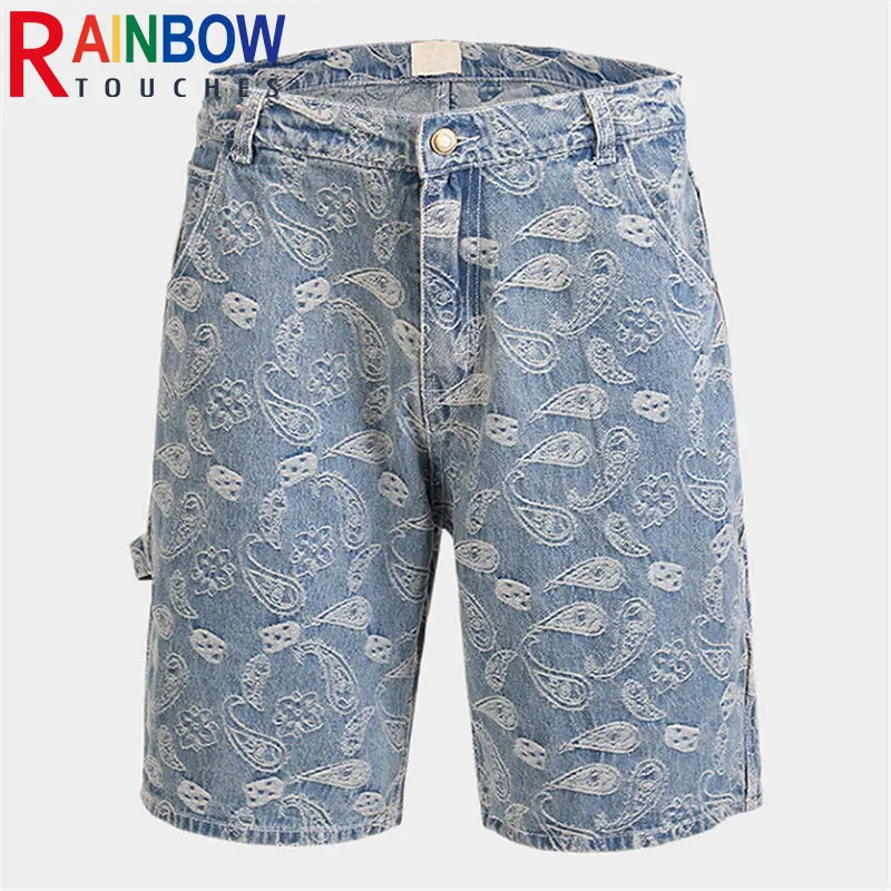

Rainbowtouches Vintage Mens Bandana Denim Shorts Wholesale