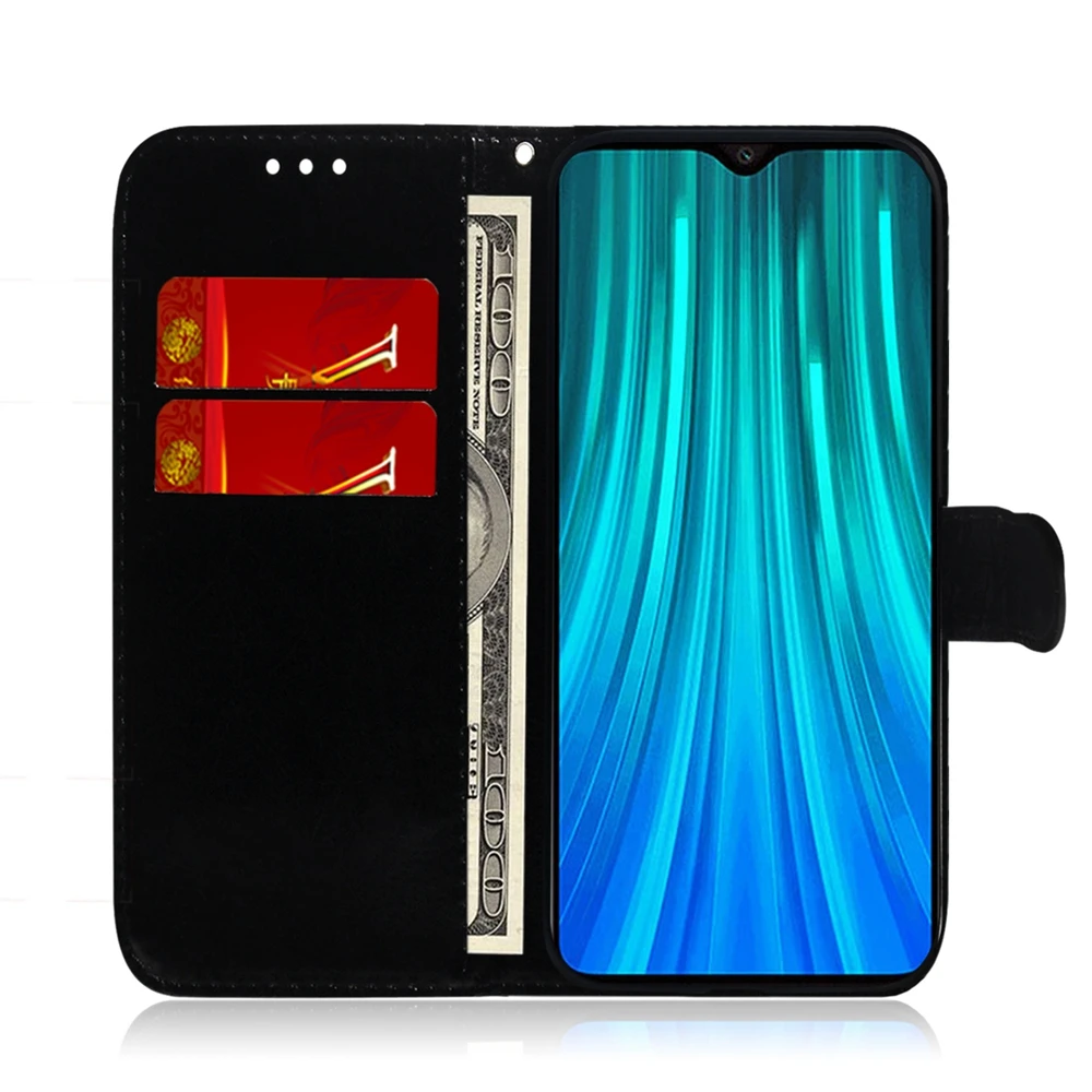 Кожаный чехол-кошелек для Xiaomi Redmi Note 8 Pro, чехол с милой пандой и кошкой, Магнитный флип-чехол для телефона Etui Xiaomi Redmi Note 8, чехол