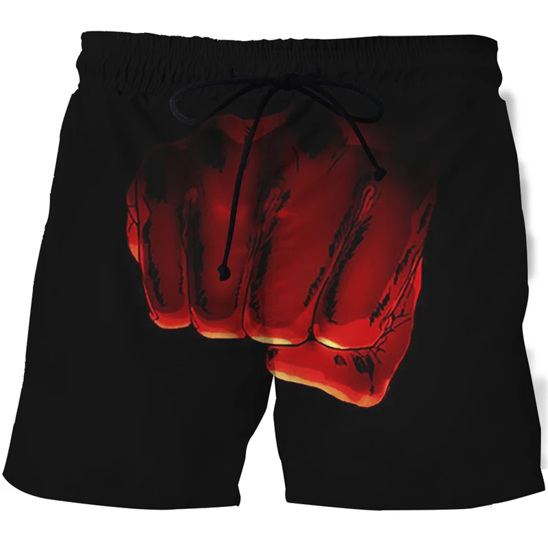 

Summer cartoon anime characters 3D printing cute shorts men and women shorts teen beach pants men's sports leisure beach pants