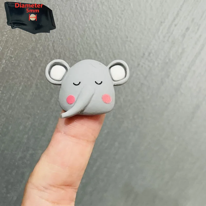 Резиновые Милые Мультяшные животные фотография милый жираф слон обезьяна мышь