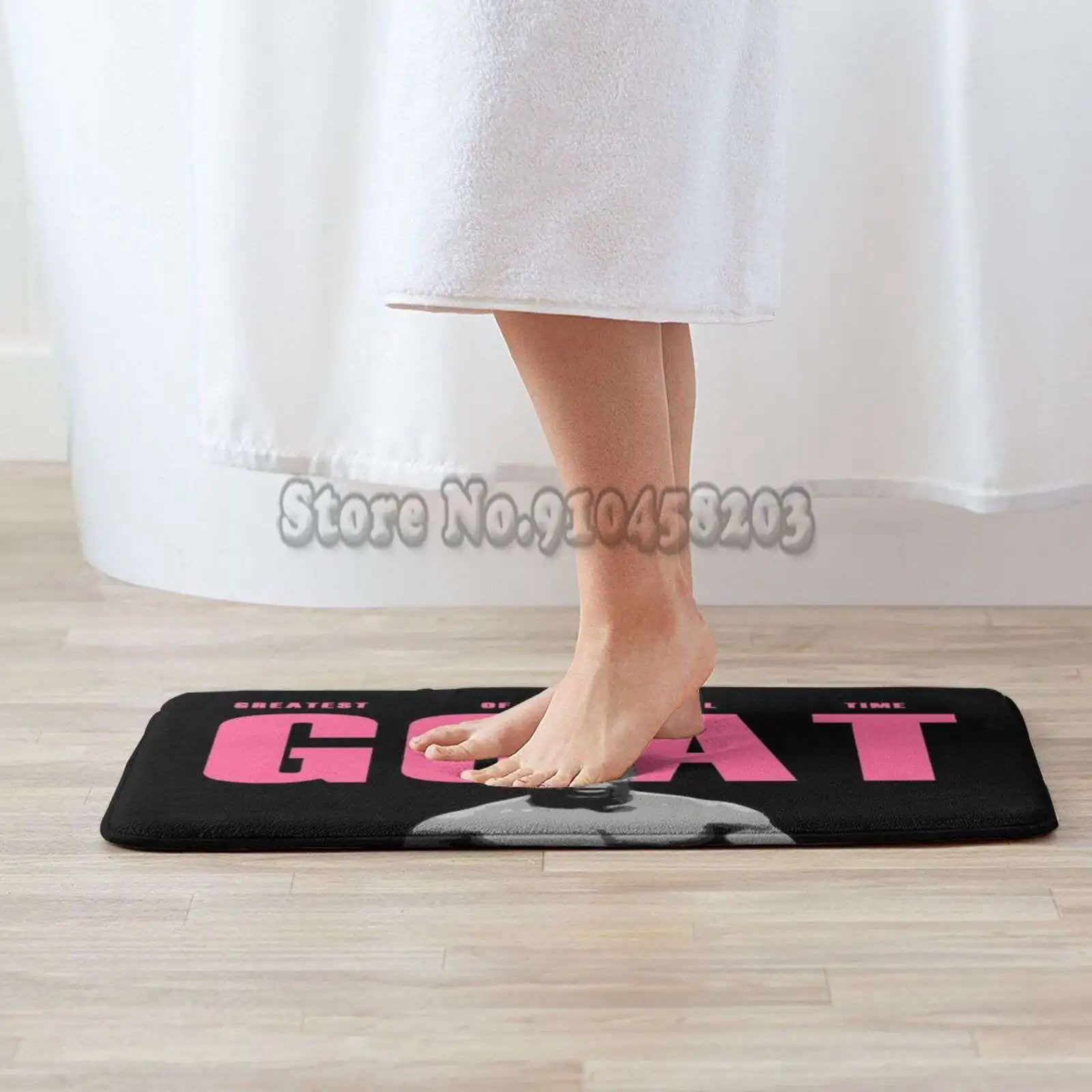 Железный Козий черный и розовый коврик для двери гостиной спальни впитывающий