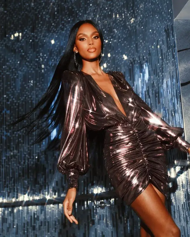 

Соблазнительное винно-Красное Облегающее мини-платье с длинным рукавом и V-образным вырезом, элегантное вечернее платье, новинка 2021, модное ...