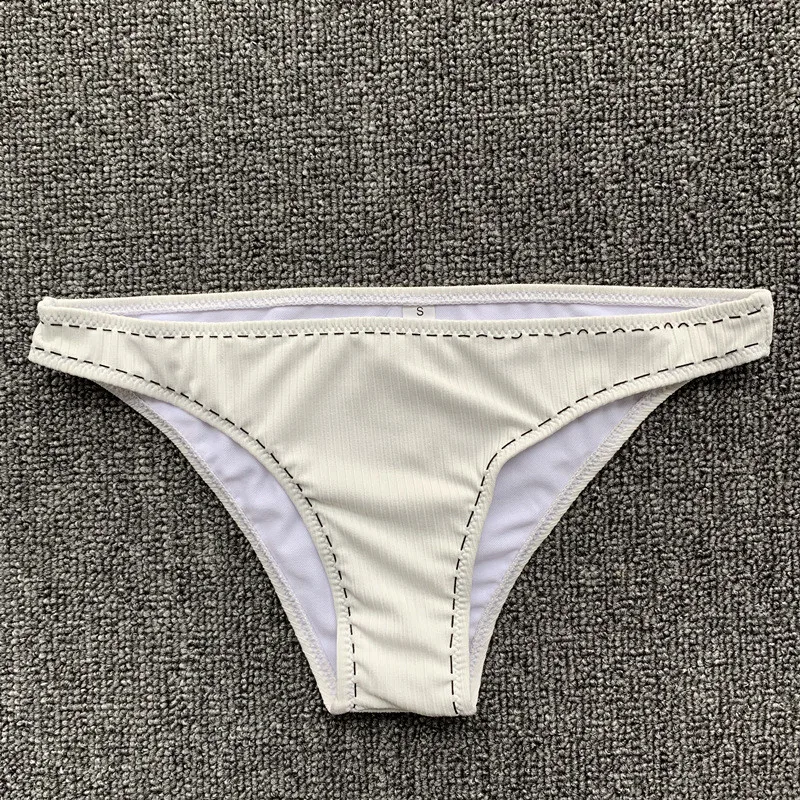 

Bikinis 2020 Push Up Swimwear White 2 Piece Swimsuit Hard Bra With Steel Separate Bathing Suits Women Gather Chest Swimming Wear