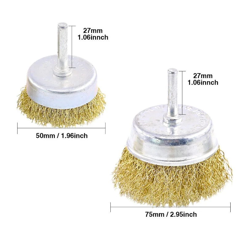 

Grinding Wheel / Rust Removal Wire Wheel / Polishing Brush / Electric Drill Wire Brush Set/ Metal Rust Removal