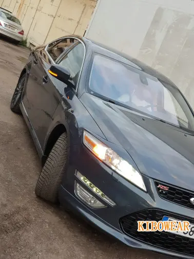 Черный спортивный мигалка светодиодный поворотник для Ford Mondeo MK4 фокус MK3 зеркальный светильник 2011 2012 проблесковый маячок
