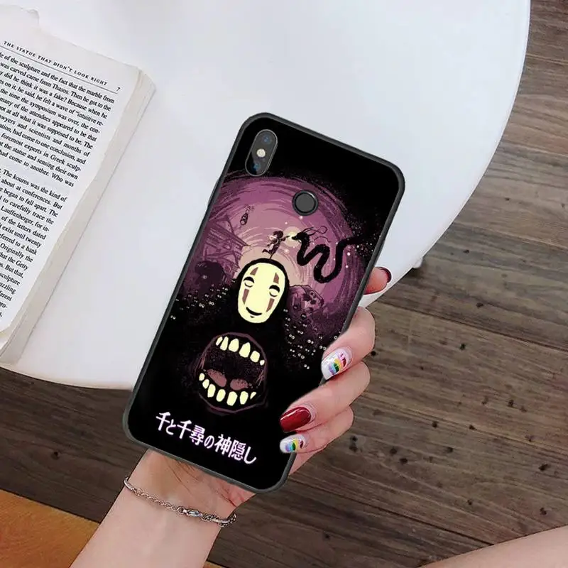

Anime Spirited Away no Face Man daisy Phone Case For Xiaomi Redmi 7 9t 9se k20 mi8 max3 lite 9 note 8 9s 10 pro Soft Silicone