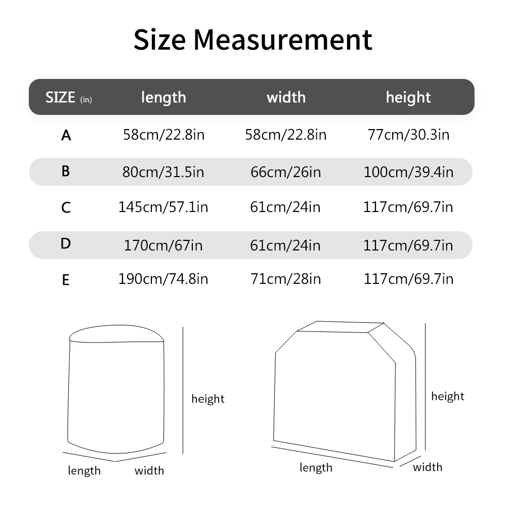 Водонепроницаемый чехол для садовой мебели и патио чехлы стульев дождя снега