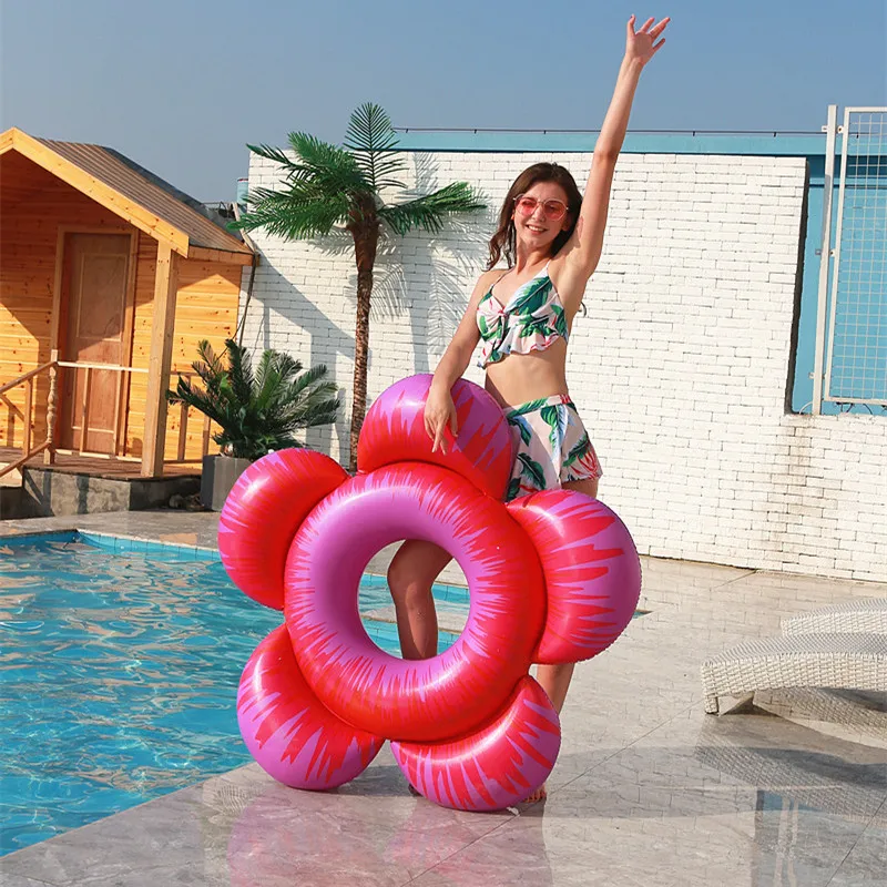 Надувной надувной матрас Sun Flower вечерние надувные игрушки для бассейна плавающий