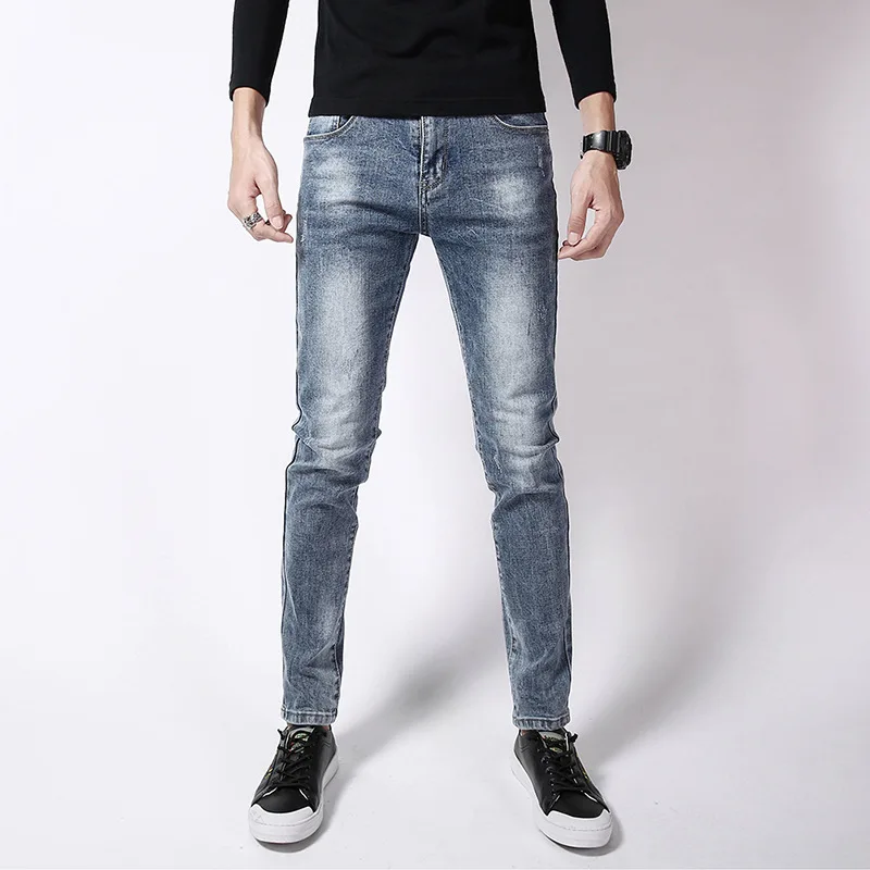 

2021 Spring and Fall Fashion Trend Men's Jeans, Retro Casual Comfortable Stretch Fashion Jeans NZKA011