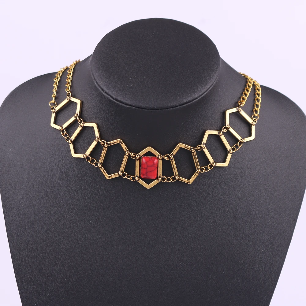 Новое ожерелье с кулоном мелисандре красным кристаллом украшение на Хэллоуин