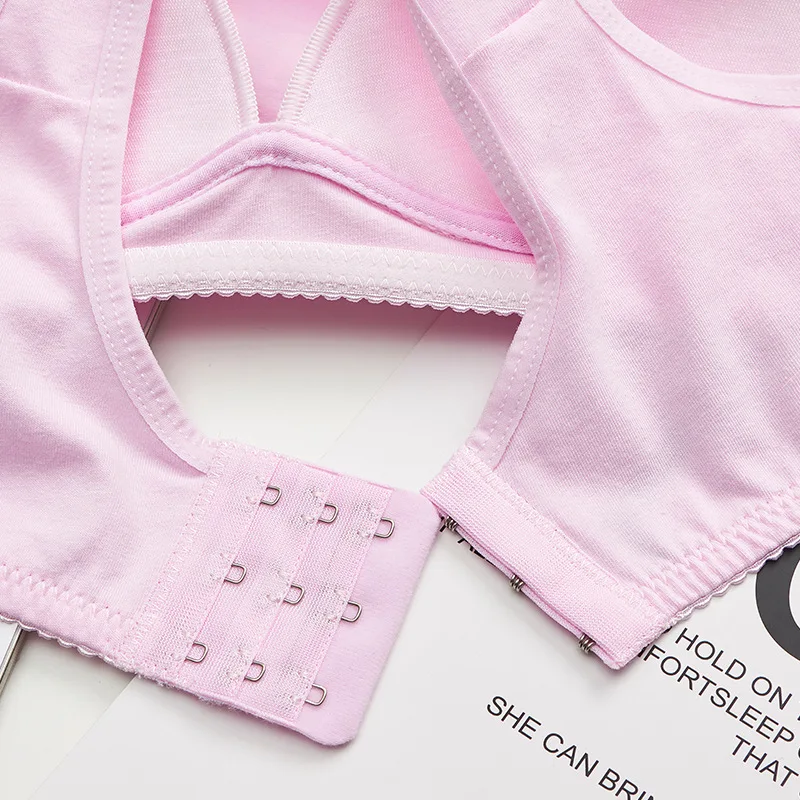 12-18Year Girls Training Bra Wireless Thin Cup Fashion Comfortable Teenage Underwear Cartoon underwear | Мать и ребенок