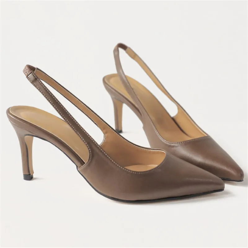 Туфли-лодочки женские с острым носком 8/6 см на высоком каблуке | Обувь