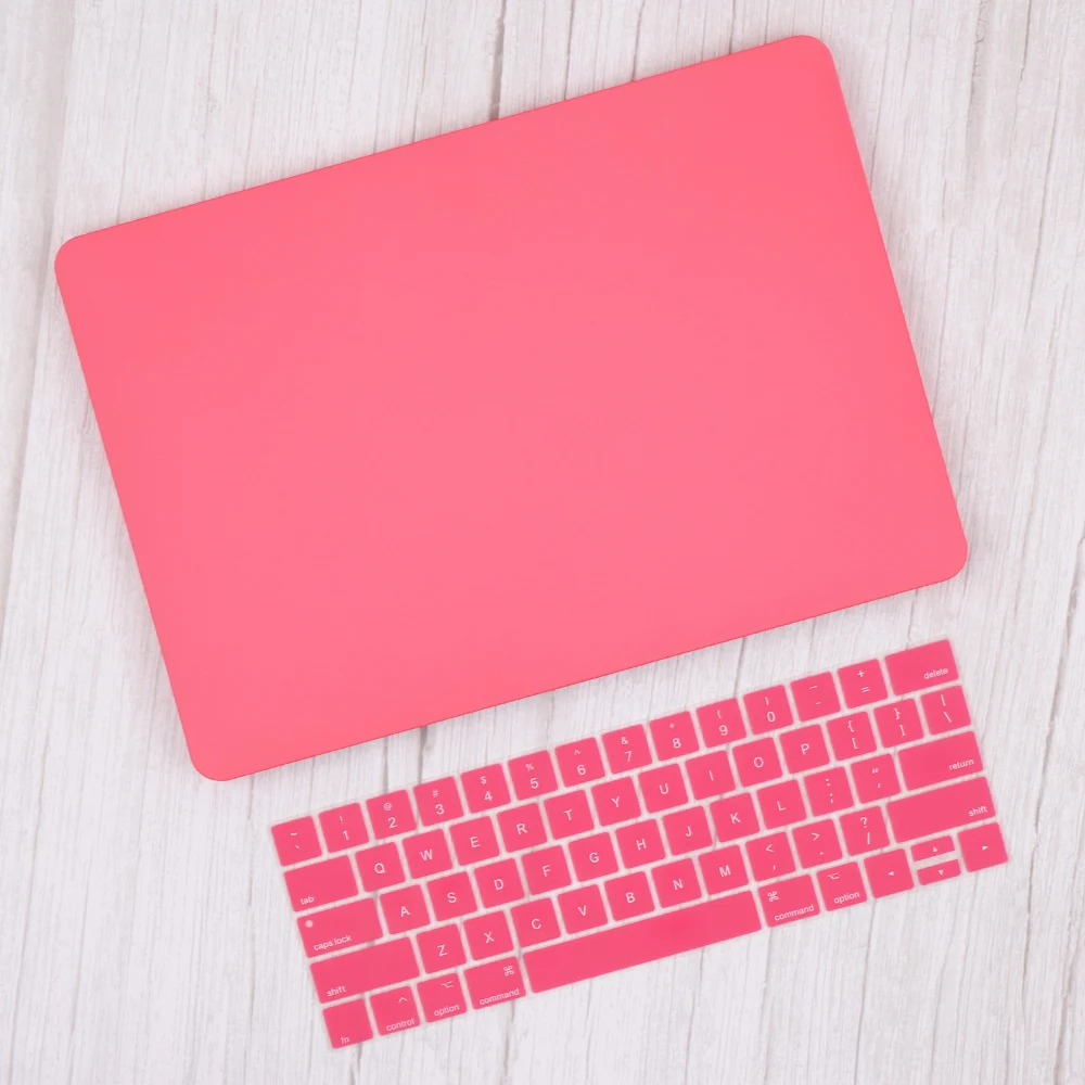 Русский склад матовый и кристально чистый жесткий чехол для Macbook Air 13 A1466 Pro 13 15 Air 11 Защитная пленка для клавиатуры