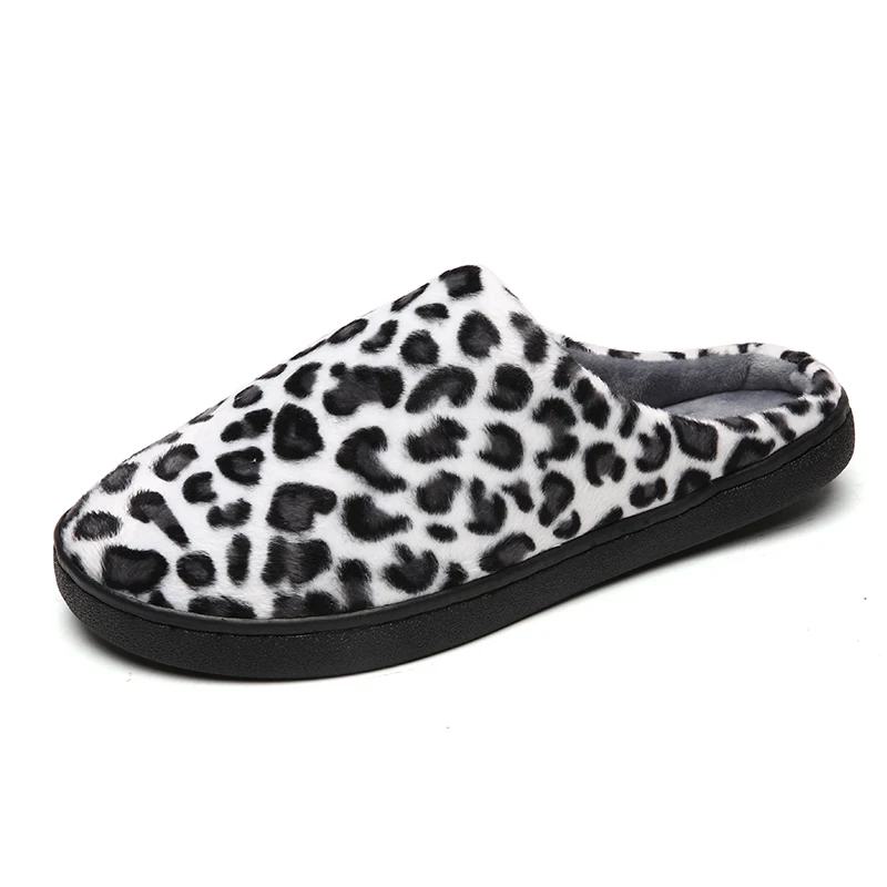 

Winter Men Mules Croc Unicorn Slippers Women Flip Flop Leopard Slides Cotton Indoor Shoes Warm Fluffy House Slipper
