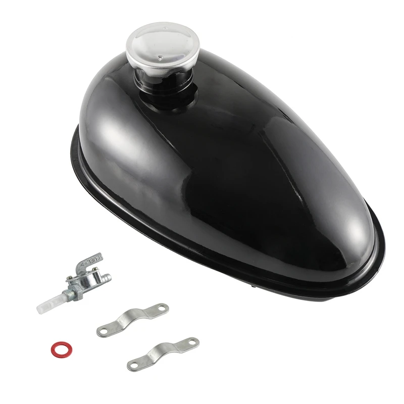Motorized Bicycle Petcock 3L Fuel Gas Tank Cap for 80Cc 60Cc 66Cc 49Cc Engine | Спорт и развлечения