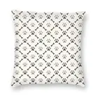 Наволочка с узором в виде лап и костей для домашних животных 40x40