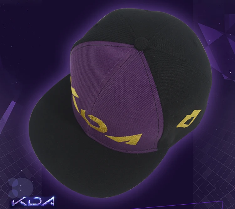 

KDA Akali Cosplay Baseball Cap Game LOL Hats Cosplay Caps For Women Men Hip Hop Snapback Hats Cosplay Costume Accessories
