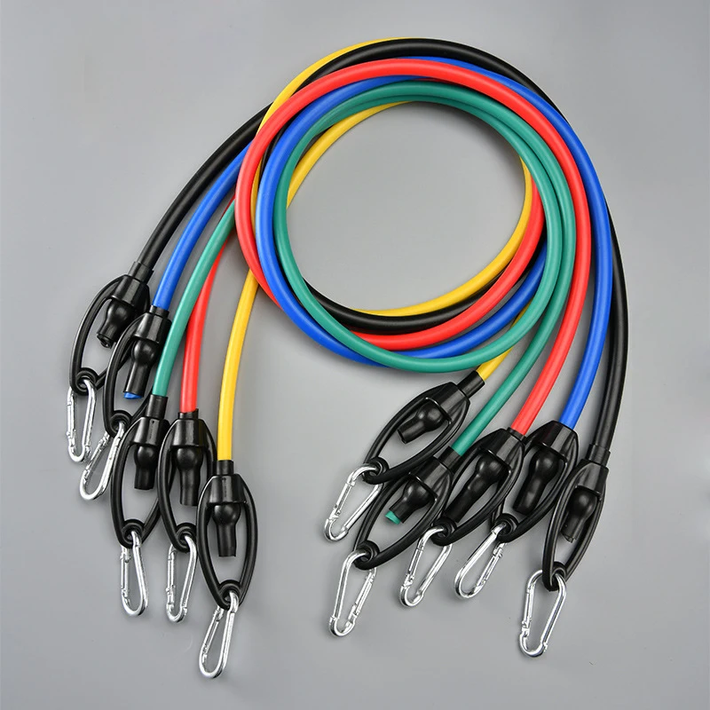 

11PCs TPE Resistance Bands Set Fitness Equipment Hysical Therapy Resistance Training Home Workouts Yoga-Best Gift Dropshipping