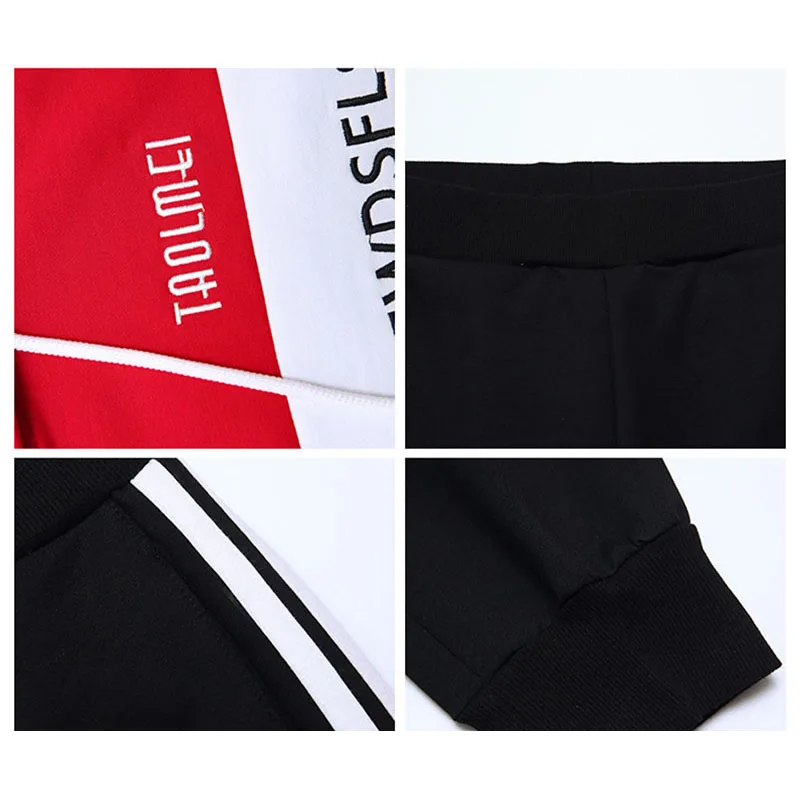 

Spring New Print Tracksuit 2 Piece Sets Women 2021 Fashion Hooded Pullover Tops + Pants Outfit Big Size Casual Jogging Sweatsuit