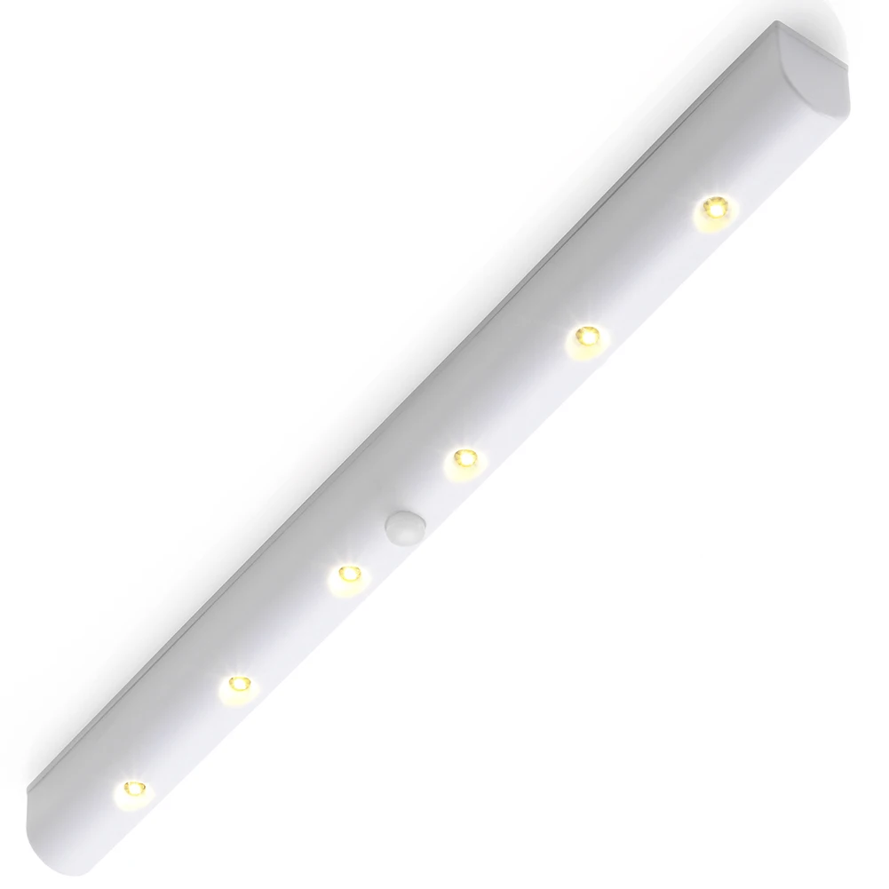 

Motion Sensor Bright Vibration Drawer Wireless Home Screw Fixing Night Light Strip Battery Powered Durable LED Bulb Cabinet