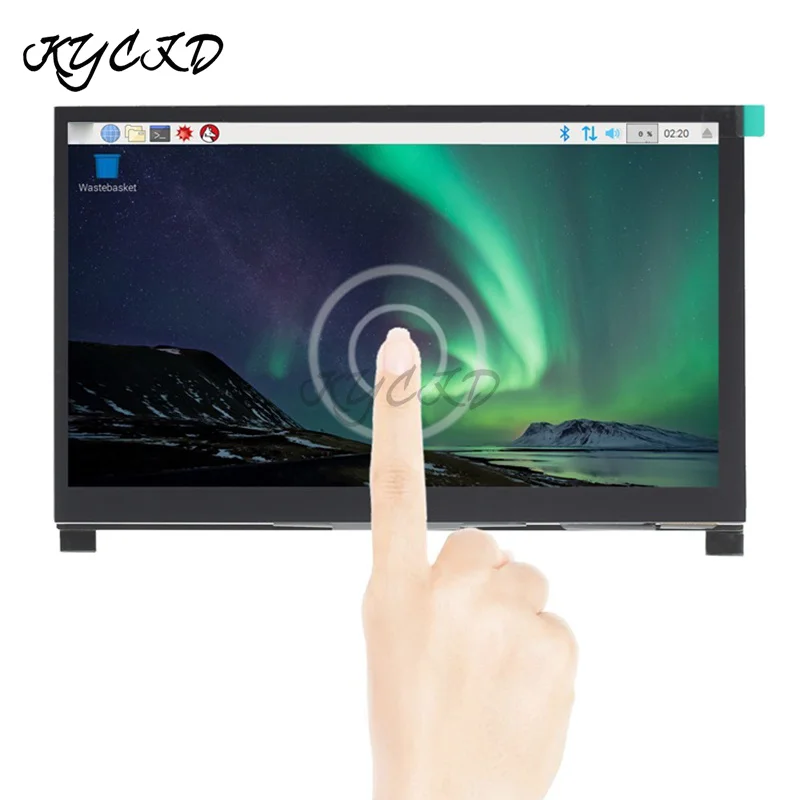 7 inch 1024*600 IPS Capacitive Touch Panel TFT LCD Module HDMI-Compatible For Raspberry Pi 3B+/4B/Win7/Win8/Win10 Mini Monitor