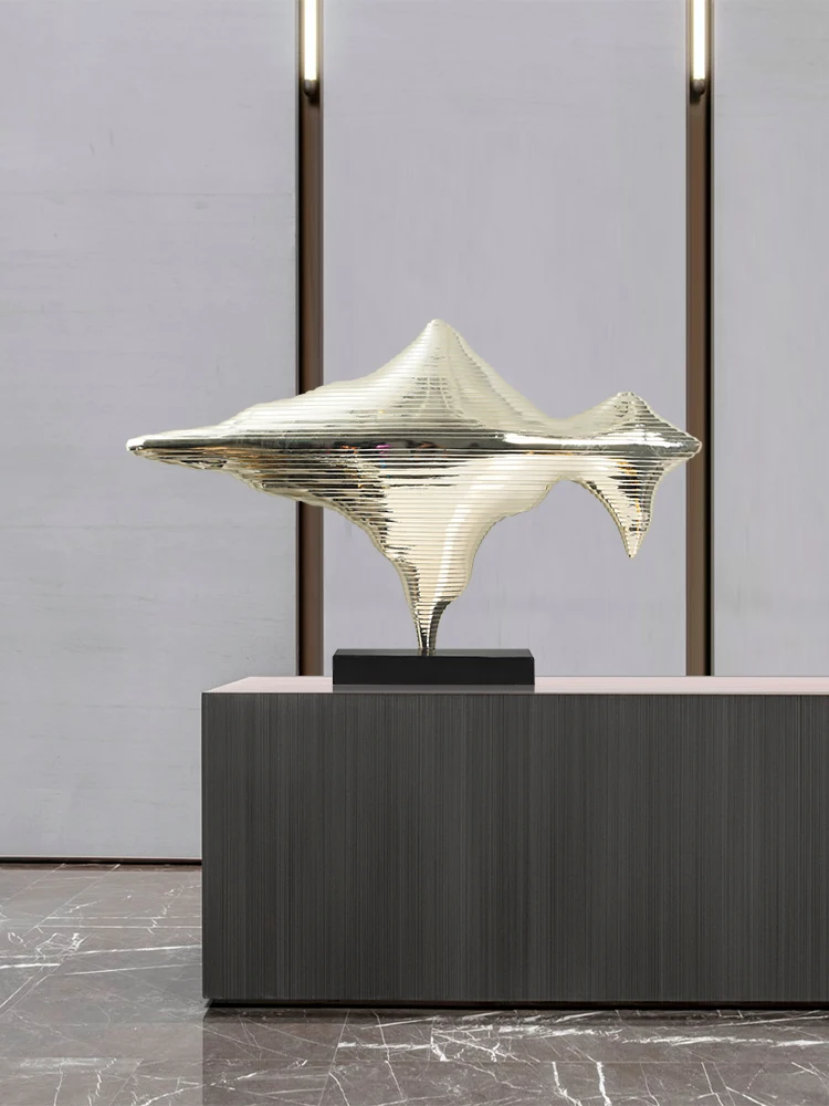 

Mountain view art, home furnishings, high-end living room, sales office, hotel club, front desk, light luxury modern sculpture