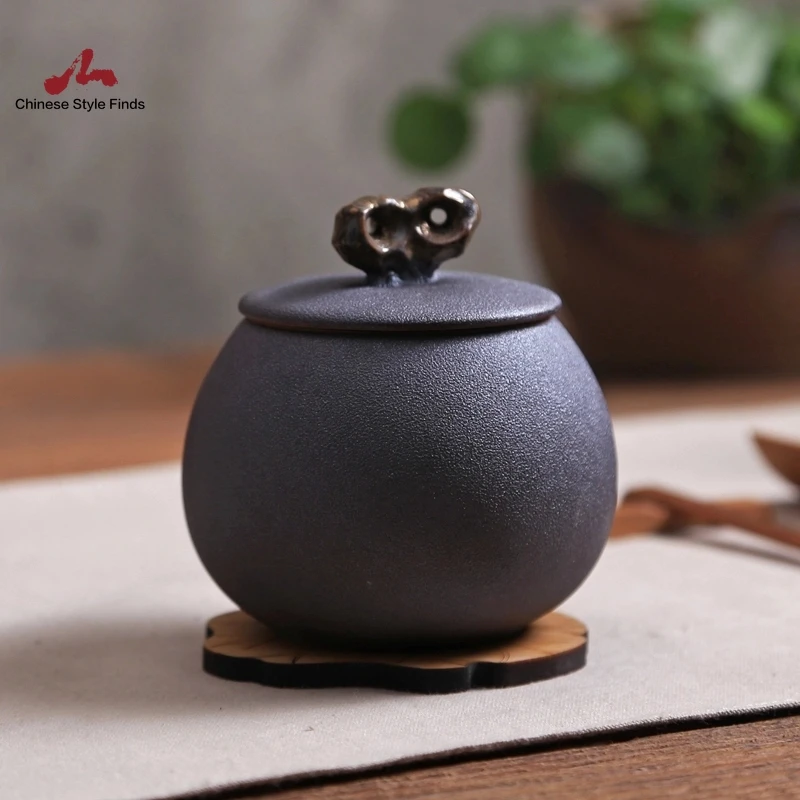 Чайный набор маленькие керамические чайные кадиды фарфоровые канистры