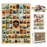 jigsaw puzzles for adults kids 1000 pieces national park world landscape learning education games toys home decoration gifts