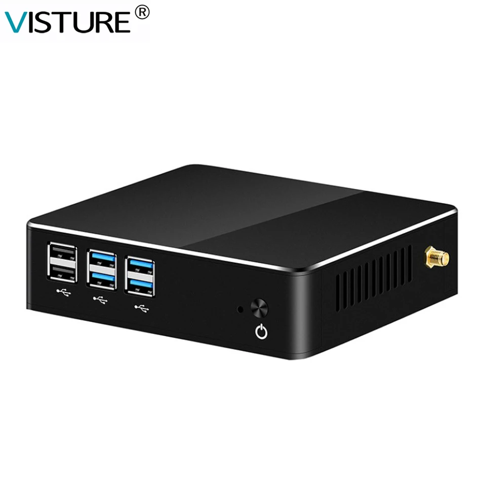 Intel Core 8th i7 8550U 7500U i5 i3 мини ПК HD Graphics Windows 10 Linux WiFi HDMI VGA настольный компьютер TV Visture
