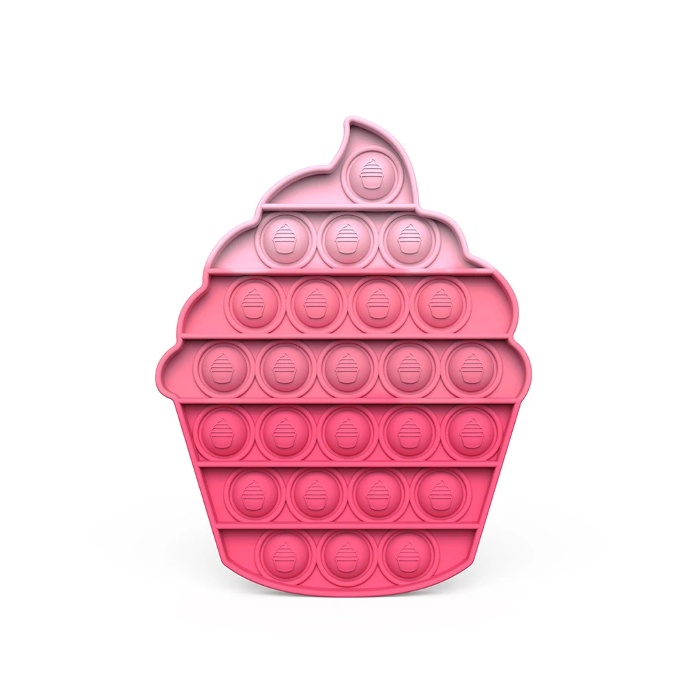 Игрушки антистресс пуш Ай милый Дельфин мороженое клубника облако радужные