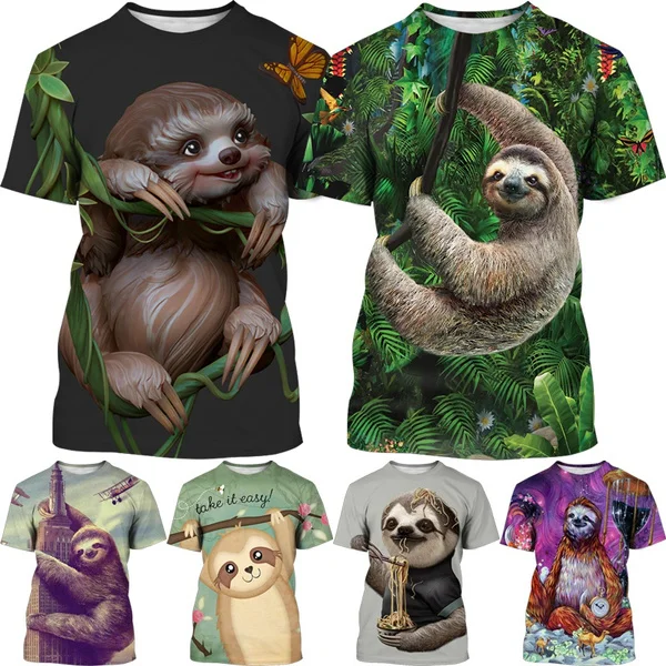 

Summer Fashion 3D Casual Top Fun Design Men's and Women's T-shirts