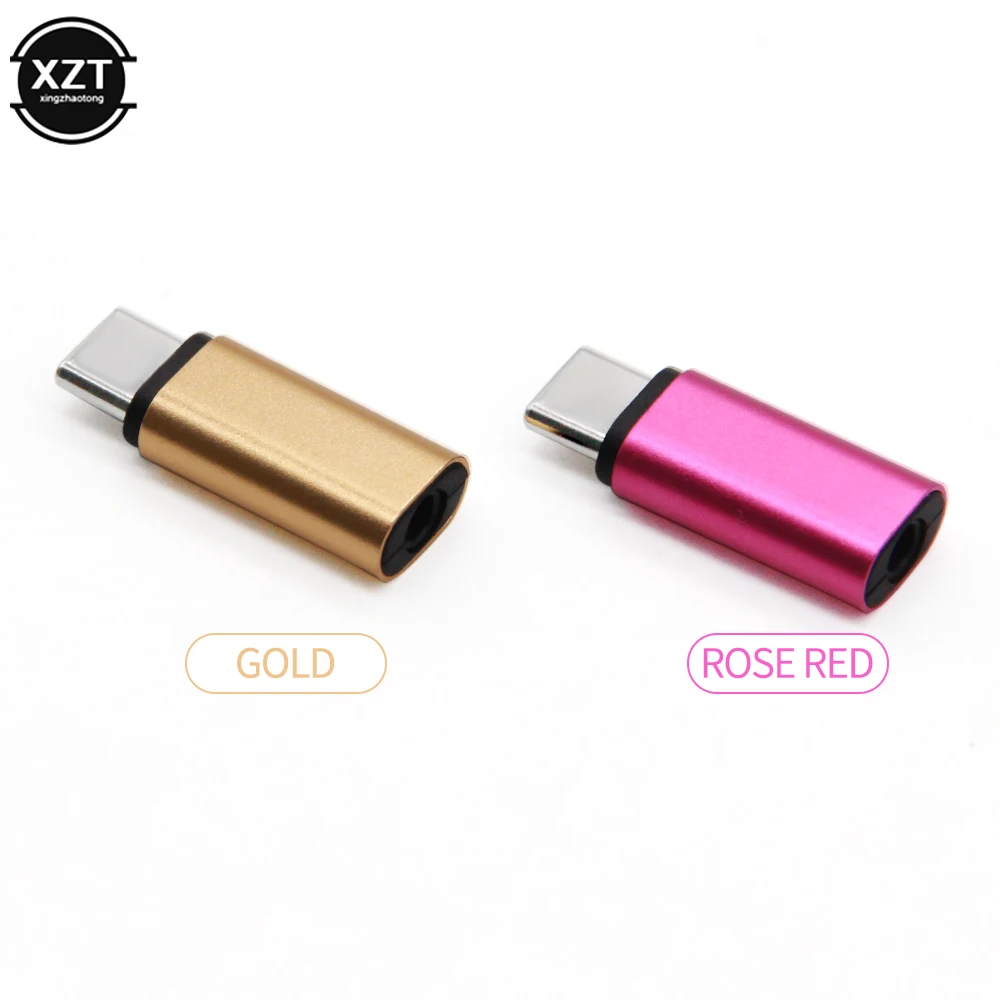 Мини-адаптер для наушников с разъемом типа C на аудио USB 3 1-3 5 мм AUX портативный