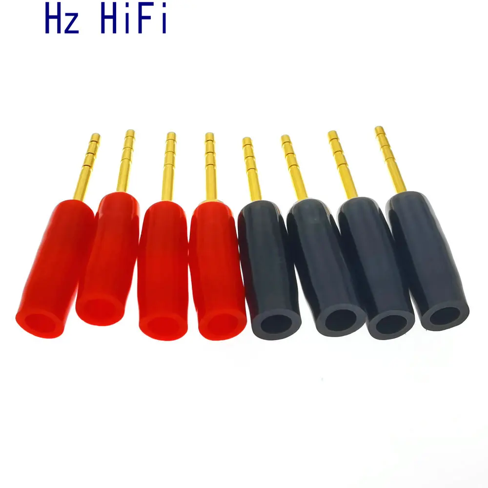 8 шт. 2 мм разъем типа &quotбанан&quot терминалы позолоченный медный усилитель