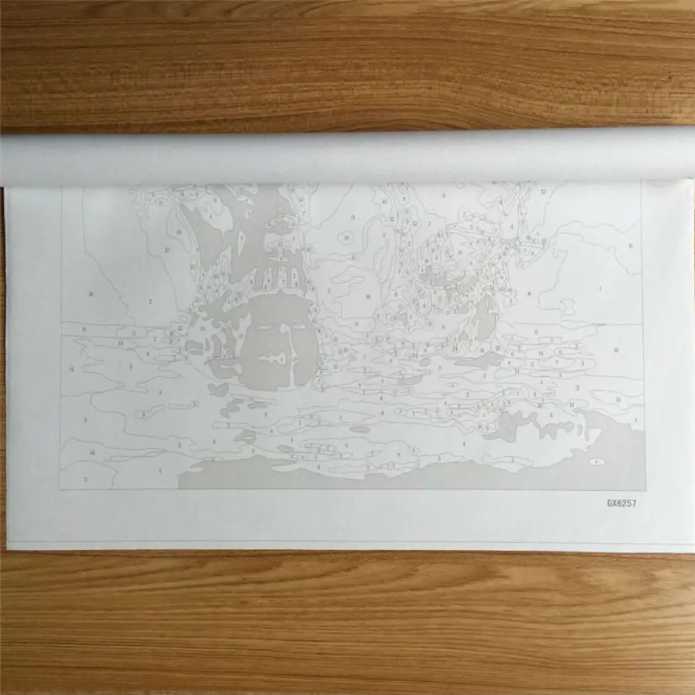 

Frameless Pictures Painting By Numbers Handpainted On Canvas Butterfly Oil Painting 40 x 50cm