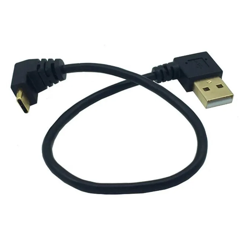 Позолоченный прямоугольный Кабель USB 2 0 Type-A (штекер)/USB 3 1 Type-C (штекер) 25 м