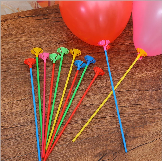 Accesorios para globos de 40cm, juego de 1000 palos con tazas, suministros para fiestas, decoraci&oacute;n, palos-4