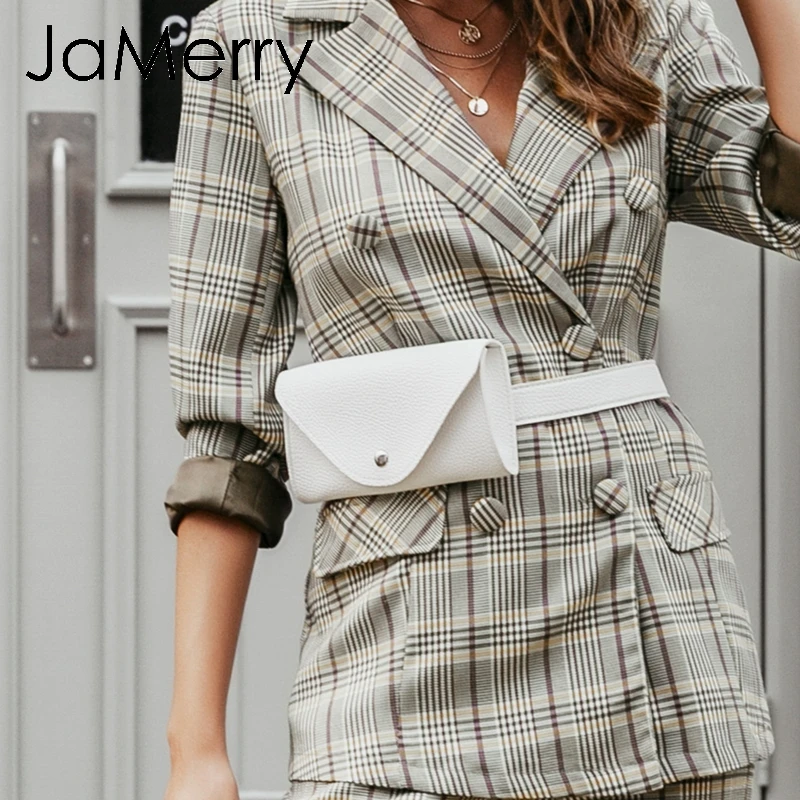 Женская поясная сумка JaMerry винтажная модная сумка-мессенджер из искусственной
