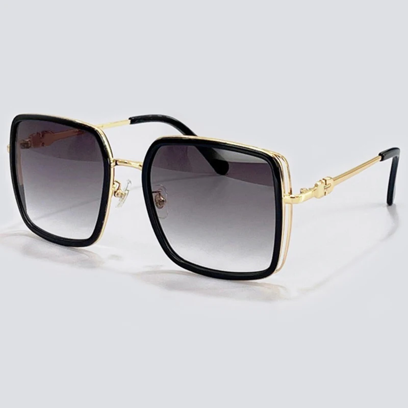 

2021 Square Large Frame Sunglasses Women Gradient Sun Glasses for Women Feminino Retro UV400 Lentes De Sol Mujer