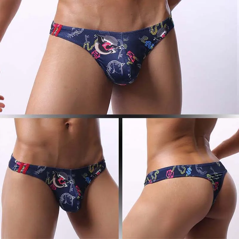Сексуальное мужское нижнее белье с заниженной талией U-выпуклые мужские
