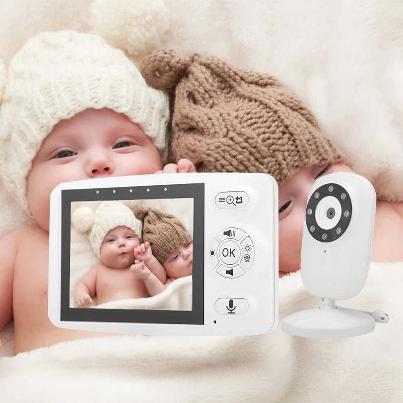

3.5 Inch Baby Monitor Wireless Baby Monitor Baby Security Camera Night Vision Temperature Baby Nanny