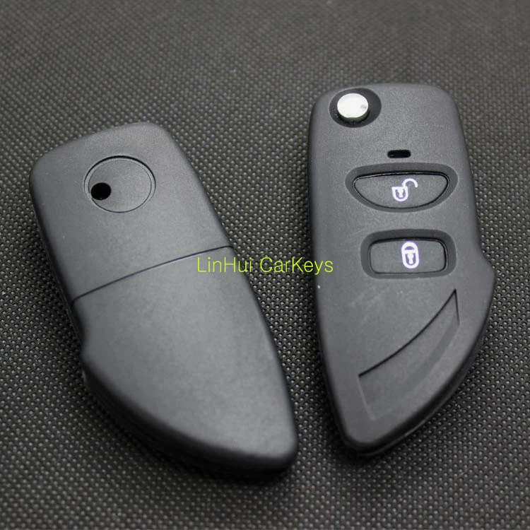 Шишка для KIA Форте ключ чехол 2 кнопки Uncut узкие насадки душа латунь пустой диск