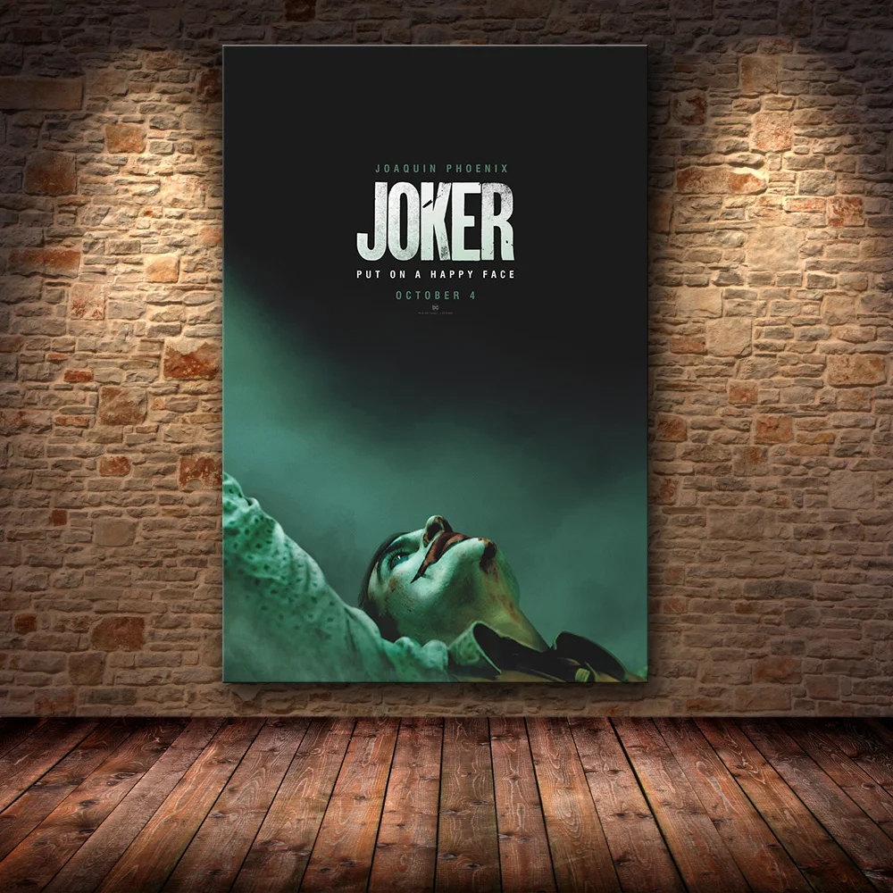 Joaquin Феникс плакатный Принт плакат с джокером фильм DC комиксов Искусство Холст Картина маслом настенные картины для гостиной домашний декор - Цвет: 06